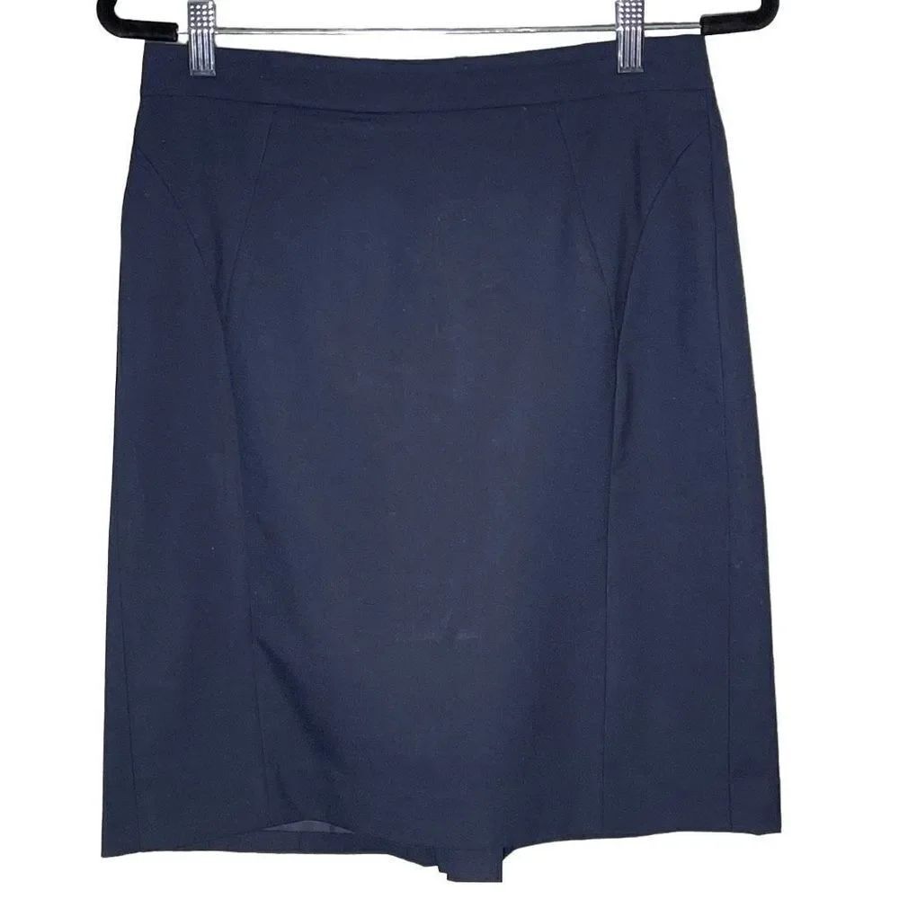 Ann Taylor Navy Pencil Skirt